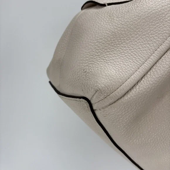 Coach Shoulder Bag Pebble Tote C1454 Maya Pebble Leather Chalk / Gold - Picture 6 of 15